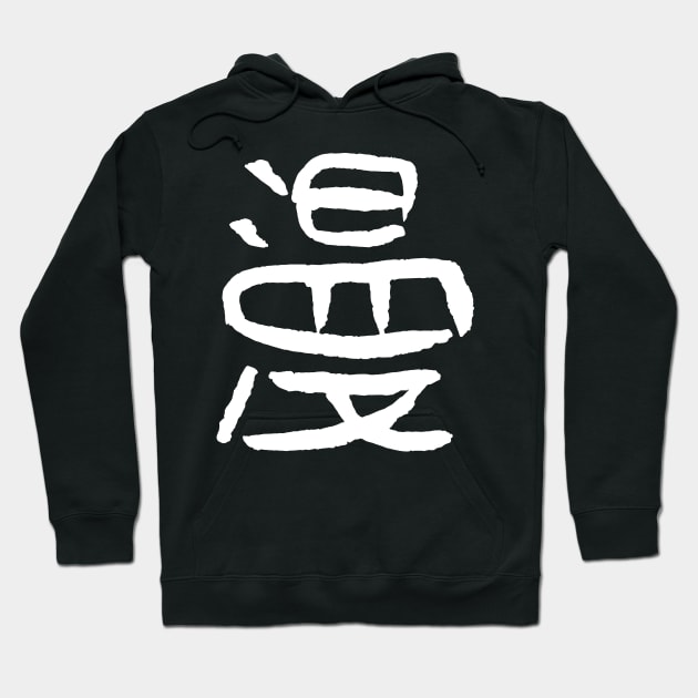 Manga (Kanji / Japanese) Hoodie by Nikokosmos